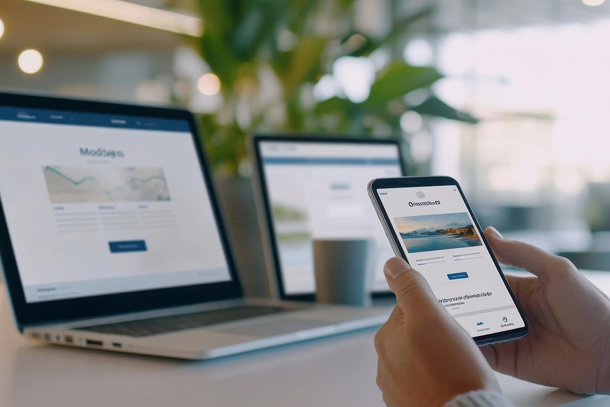 SEO-optimierte Unternehmenswebsite für optimale Sichtbarkeit im Netz